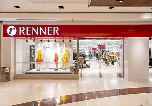 Fachada da loja Renner